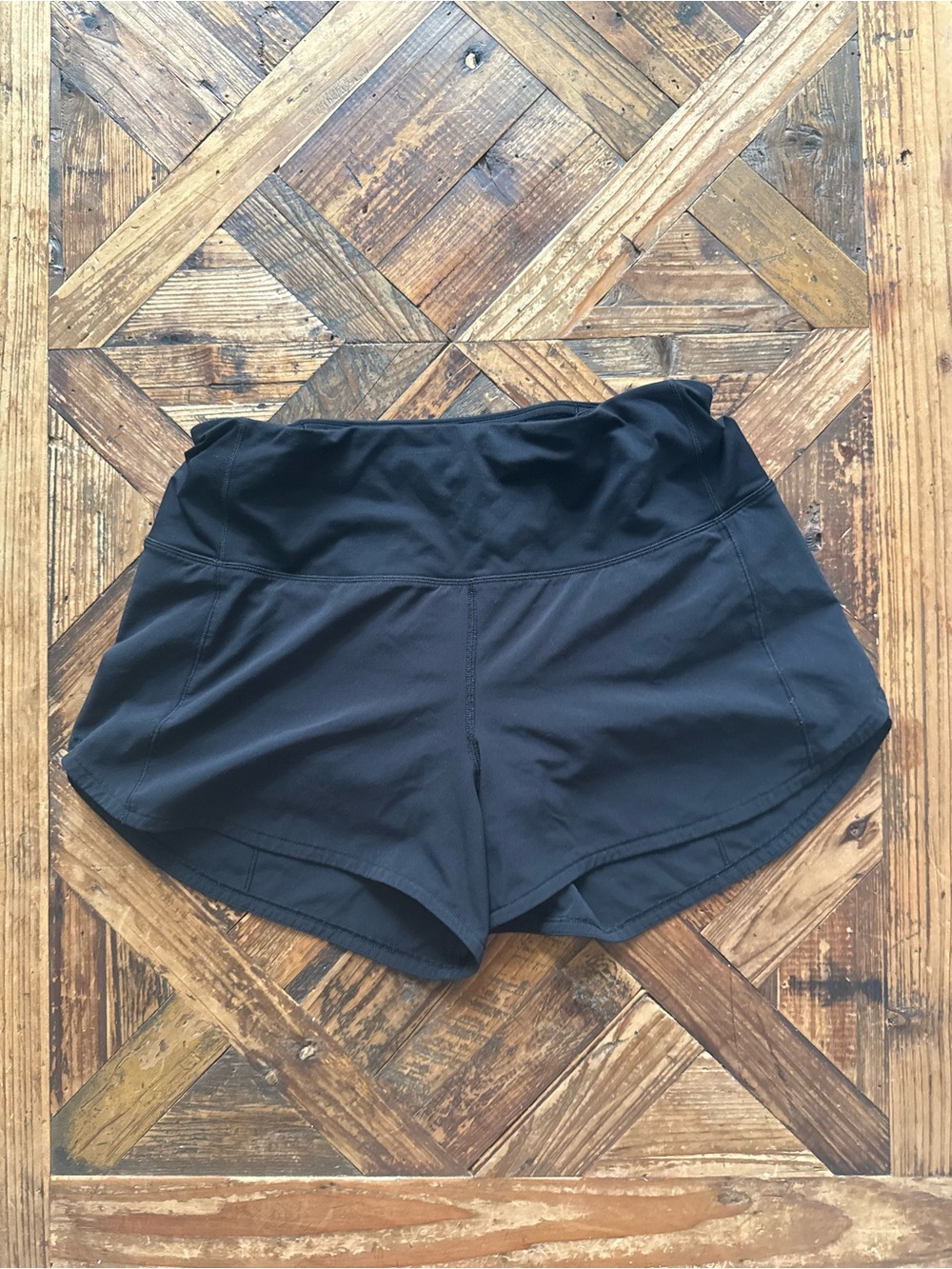 lululemon athletica Speed Up Black Women's Athletic Shorts